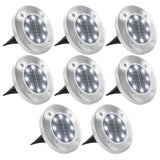 Vidaxl Ground Lamps 8 St Solar LED blanc
