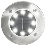 Vidaxl Ground Lamps 8 St Solar LED blanc