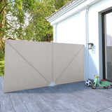 Vidaxx paravent de terrasse pliable 400x200 cm crème