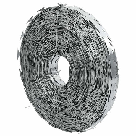 Vidaxl Shaver Mound Wire Concertina 500 m Galvanisé Steel