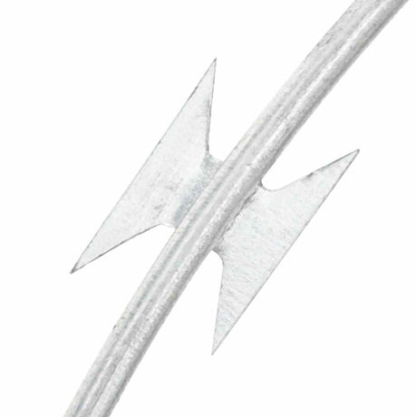 Vidaxl Scheermetsstikkeldraad Concertina Galvanized Steel 300 M