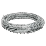 Vidaxl Scheermetsstikkeldraad Concertina Galvanized Steel 300 M