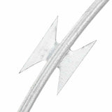 Vidaxl Scheermetsstikkeldraad Concertina Galvanized Steel 300 M