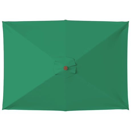 Vidaxl parasol avec poteau en bois 150x200 cm vert