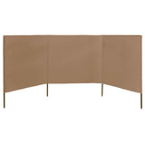 Vidaxx coupe-vent 3 panneaux 400x120 cm tissu taupe