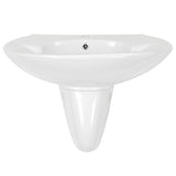 Vidaxl Washbasin Wall -690x520x210 mm ceramiczny biały