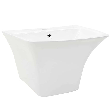 Vidaxl wasbak wit 53 x 44 x 37 cm geglazuurd keramiek