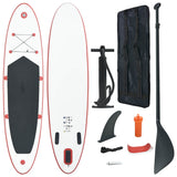 Vidaxl Stand-up Paddleboard inflable rojo y blanco