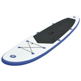 Vidaxl stand-up paddleboard opblaasbaar blauw en wit