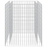 Vidaxl Gabion Planter insenté 90x90x100 cm en acier galvanisé