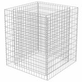 Vidaxl Gabion Planter insenté 90x90x100 cm en acier galvanisé