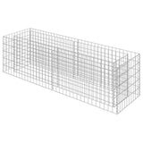 Vidaxl Gabion Planter surélevé 180x50x50 cm en acier galvanisé