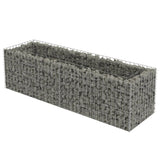 Vidaxl Gabion -Pflanzer erhöhte 180x50x50 cm verzinkter Stahl