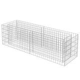 Vidaxl Gabion Planter surélevé 180x50x50 cm en acier galvanisé
