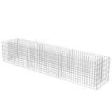 Vidaxl gabion plantenbak verhoogd 270x50x50 cm gegalvaniseerd staal