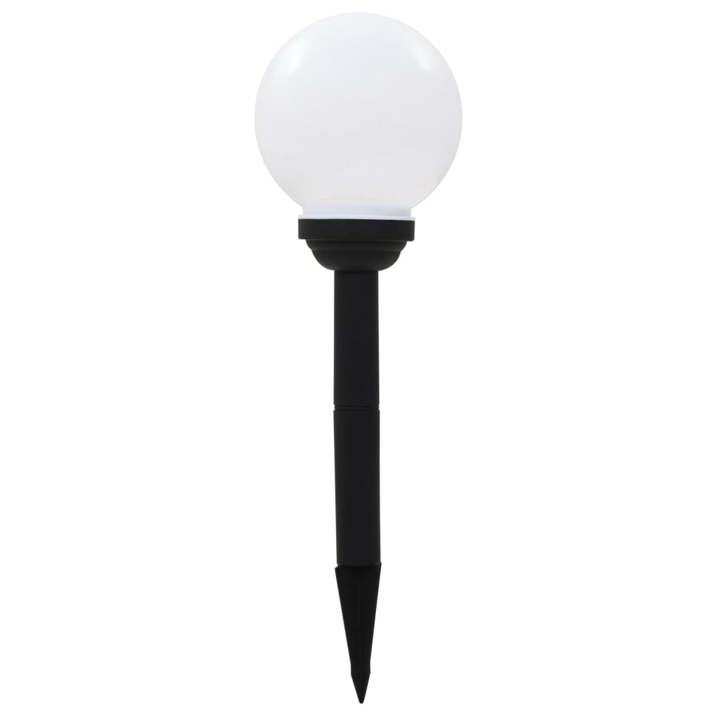 Vidaxxl Lampes solaires LED rondes 15 cm RVB 4 pcs