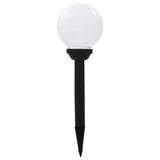 Vidaxxl Lampes solaires LED rondes 15 cm RVB 4 pcs