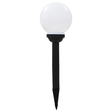 Vidaxxl Lampes solaires LED rondes 15 cm RVB 4 pcs