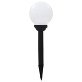 Vidaxl led-solarlampen rond 15 cm rgb 4 st