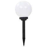 Vidaxxl Lampes solaires LED rondes 20 cm RVB 3 pcs
