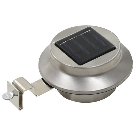 Lampes solaires LED vidaxl autour de 12 cm blancs 6 m