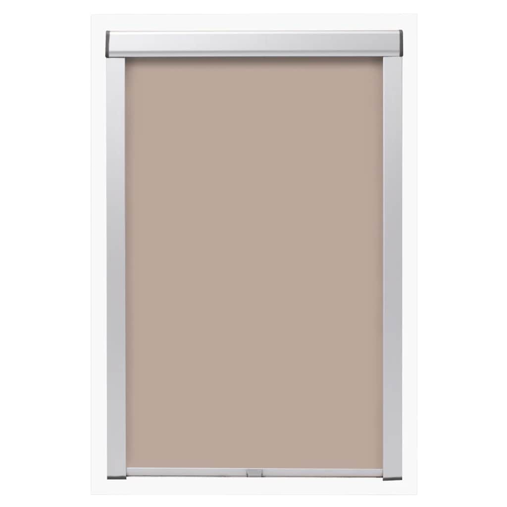 Vidaxl Roller Blind Blackout Beige MK06