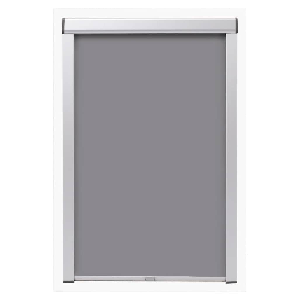 VidaXL store enrouleur occultant gris fk06