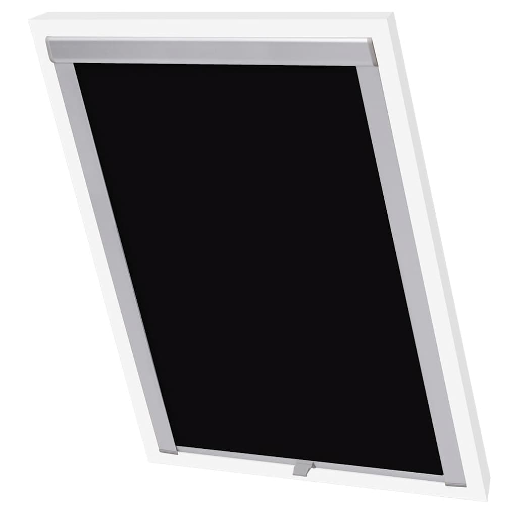Vidaxl Rouleau aveugle accablant noir CK02