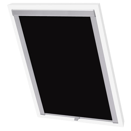 Vidaxl Rouleau aveugle accablant noir CK02