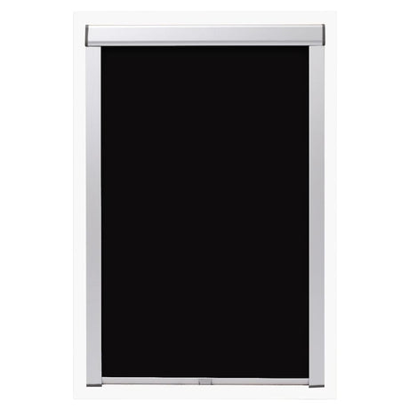 Vidaxl Rouleau aveugle accablant noir CK02