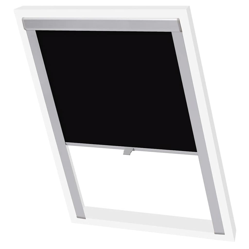 Vidaxl rouleau aveugle accablant noir pk08