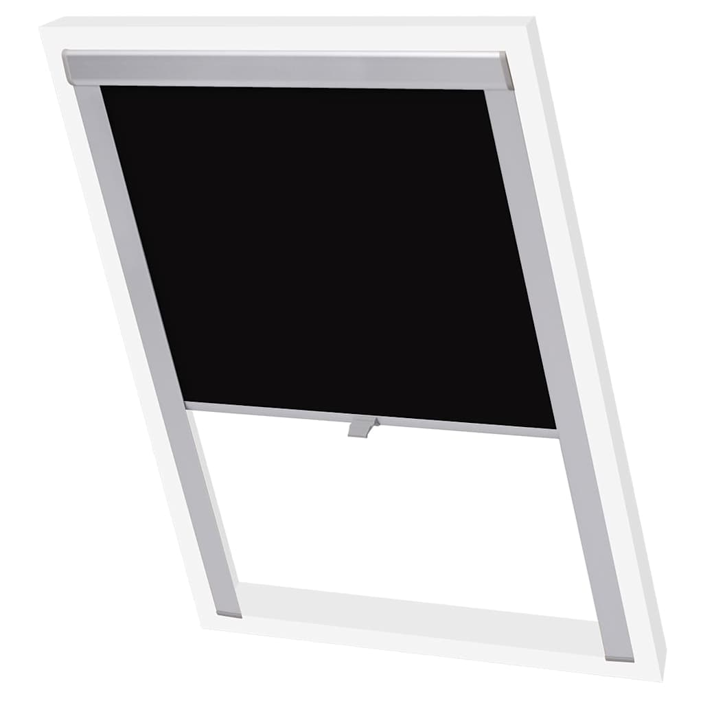 Vidaxl Roller Blind Comning Black PK08