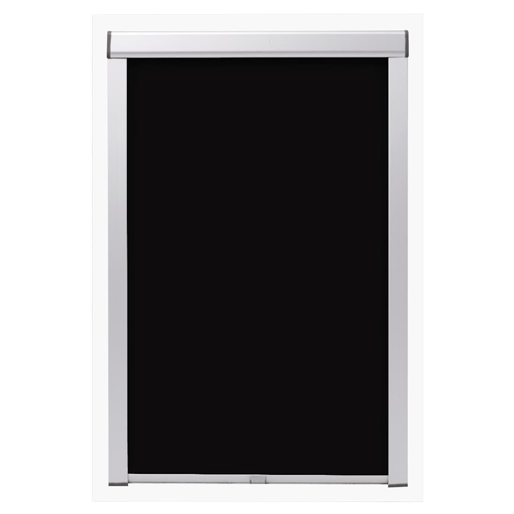 Vidaxl rouleau aveugle accablant noir pk08