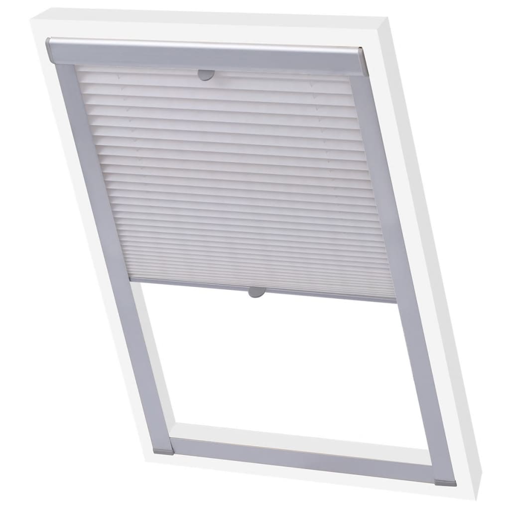 Vidaxl Roller Blind plisseret hvid MK06