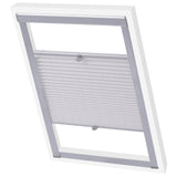 Vidaxl rouleau aveugle plissé blanc pk06