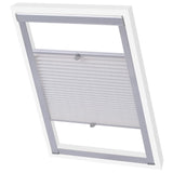 Vidaxl Roller blind pleated White PK06