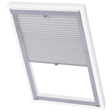 Vidaxl Roller blind pleated White PK06