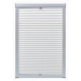 Vidaxl rouleau aveugle plissé blanc pk06