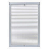 Vidaxl Roller Blind Plissed White SK06