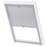 Vidaxl rouleau aveugle plissé blanc uk08