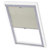 Vidaxl rouleau aveugle crème plissée pk08