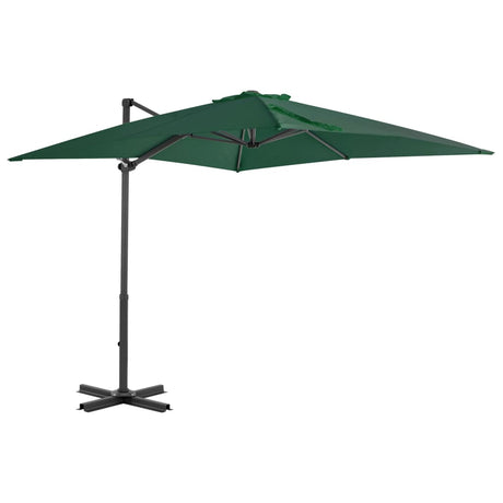 Vidaxl Parasol flottant avec poteau en aluminium 250x250 cm vert