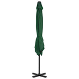 Vidaxl Parasol flottant avec poteau en aluminium 250x250 cm vert