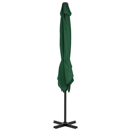 Vidaxl Parasol flottant avec poteau en aluminium 250x250 cm vert