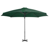 Vidaxl Parasol flottant avec un poteau en aluminium 300 cm vert