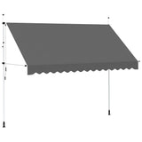 Vidaxl luifel extensible manuellement 350 cm anthracite