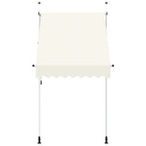 Vidaxl Luifel étend manuellement la crème 150 cm