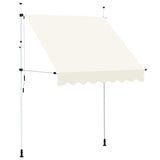 Vidaxl Luifel étend manuellement la crème 200 cm