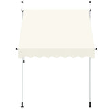 Vidaxl Luifel étend manuellement la crème 200 cm