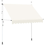 Vidaxl Luifel étend manuellement la crème 250 cm